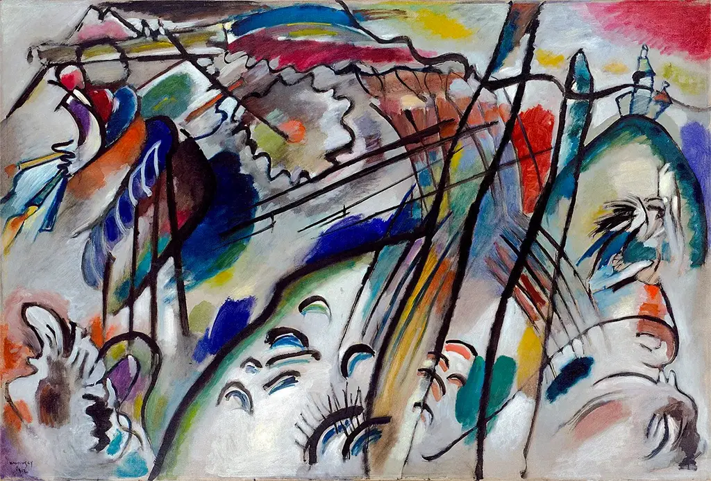 Improvisation 28 (Second Version) in Detail Wassily Kandinsky